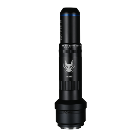 Laowa Aurogon FF 10-50x NA0,5 Supermicro APO pro Canon EF + dárek dvouosé makrosáňky